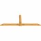 Ekena Millwork Eugene Rough Sawn Timber Gable Bracket, Western Red Cedar, 108"W x 40"H x 2"D x 6"F, 9/12 Pitch GBW108X40X0206EUG00RWR - alternate 5